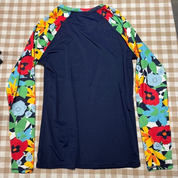 Speedo Women's Active Printed Long Sleeve Rashguard floral print size S - Picture 6 of 7